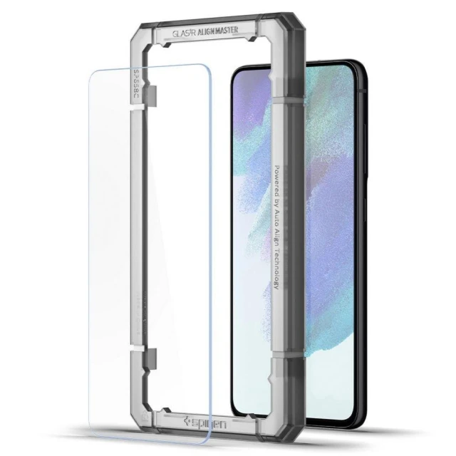 Захисне скло Spigen Tempered Glass ALM (2 pack) для Samsung Galaxy S21 FE Clear (AGL03088)