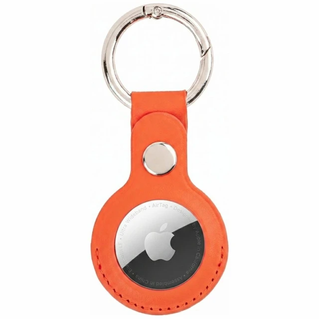 Чохол Mercury Leather для AirTag помаранчевий (8809803484763)