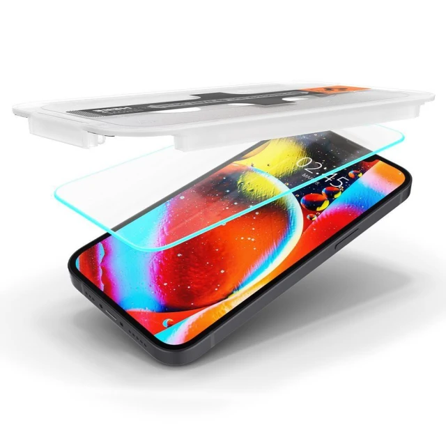 Защитное стекло Spigen для iPhone 13 | 13 Pro GLAS.tR EZ Fit (2 pack) Transparent (AGL03385)
