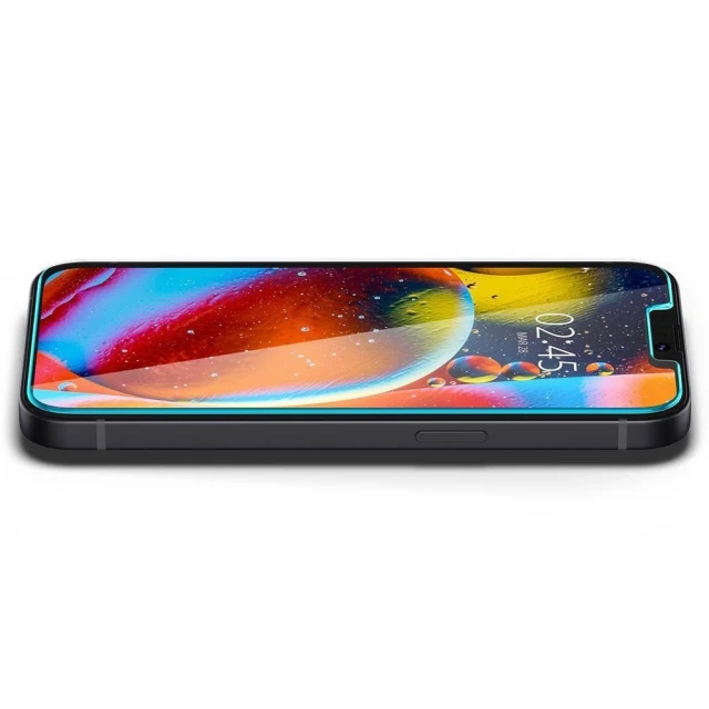 Защитное стекло Spigen для iPhone 13 | 13 Pro GLAS.tR EZ Fit (2 pack) Transparent (AGL03385)