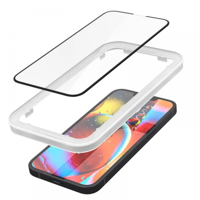 Захисне скло Spigen для iPhone 13 | 13 Pro AlignMaster Full Coverage Transparent (AGL03725)