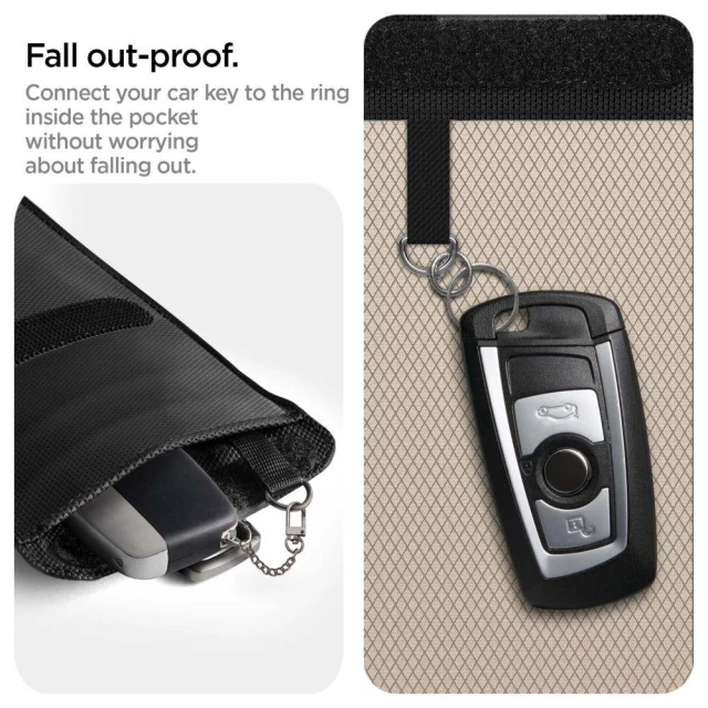 Чохол-блокувальник сигнала Spigen Pouch Keyless Rfid Signal Blocker Black (AFA03754)