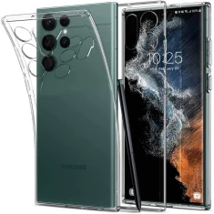 Чохол Spigen для Samsung Galaxy S22 Ultra Liquid Crystal Crystal Clear (ACS03912)