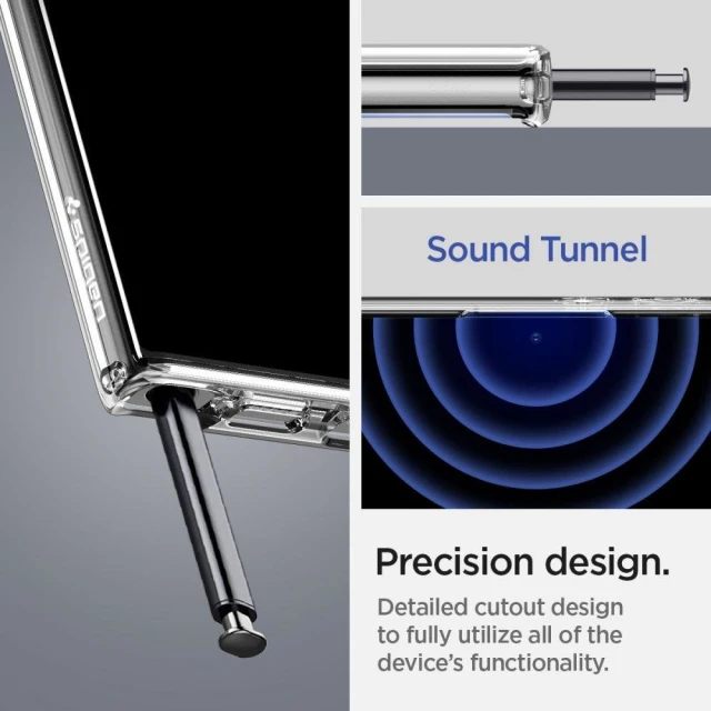 Чохол Spigen для Samsung Galaxy S22 Ultra Liquid Crystal Crystal Clear (ACS03912)