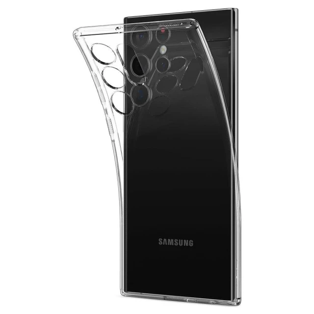 Чохол Spigen для Samsung Galaxy S22 Ultra Liquid Crystal Crystal Clear (ACS03912)