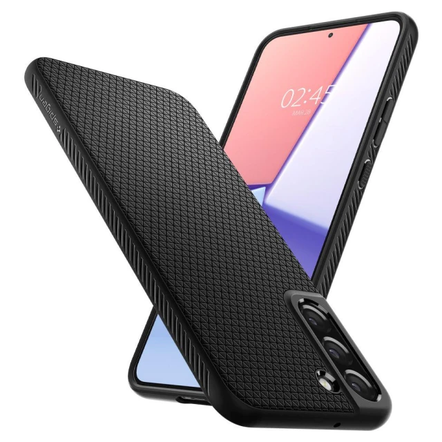 Чехол Spigen для Samsung Galaxy S22 Liquid Air Matte Black (ACS03987)