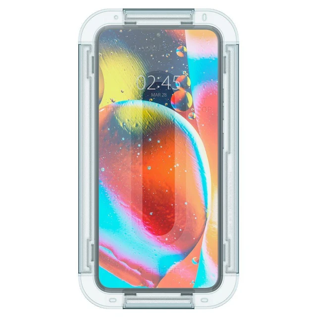 Захисне скло Spigen для Samsung Galaxy S22 Screen Protector EZ FIT GLAS.tR (2 pack) Transparent (AGL04151)