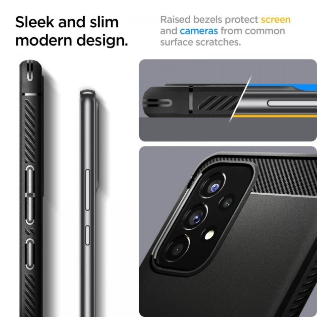 Чехол Spigen для Samsung Galaxy A53 5G Rugged Armor Matte Black (ACS04159)