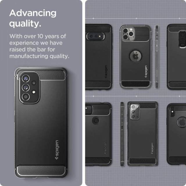 Чехол Spigen для Samsung Galaxy A53 5G Rugged Armor Matte Black (ACS04159)