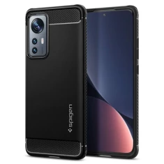 Чохол Spigen для Xiaomi 12/12X Rugged Armor Matte Black (ACS04370)