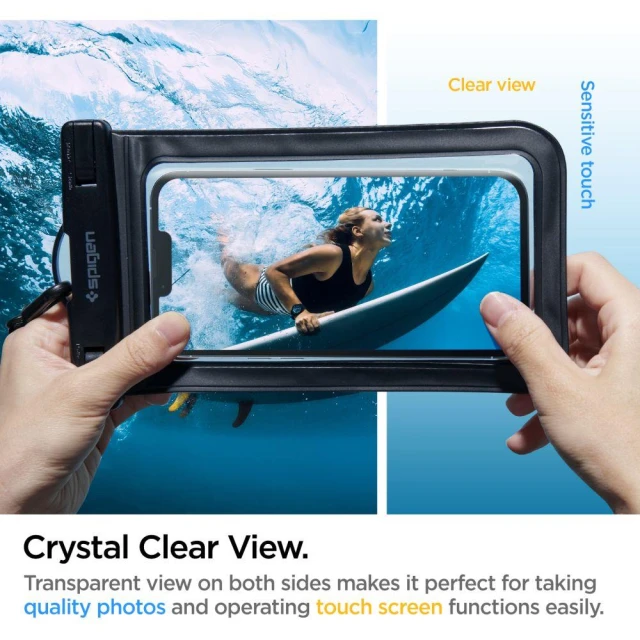 Водонепроникний чохол Spigen A601 Universal Waterproof (2 pack) Black (AMP04523)