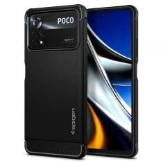 Чохол Spigen для Xiaomi Poco X4 Pro 5G Rugged Armor Matte Black (ACS04541)