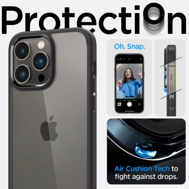 Чехол Spigen для iPhone 14 Pro Max Ultra Hybrid Matte Black (ACS04817)