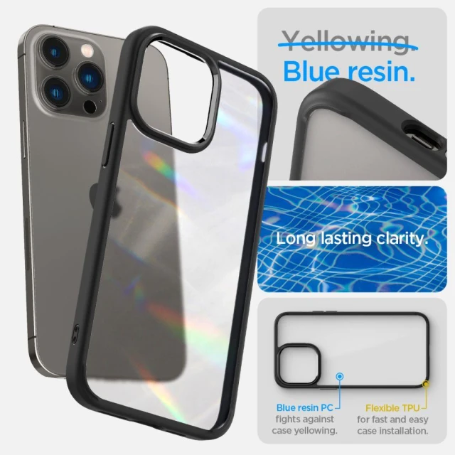 Чехол Spigen Ultra Hybrid для iPhone 14 Pro Max Frost Black (ACS04824)