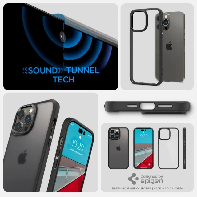 Чехол Spigen Ultra Hybrid для iPhone 14 Pro Max Frost Black (ACS04824)