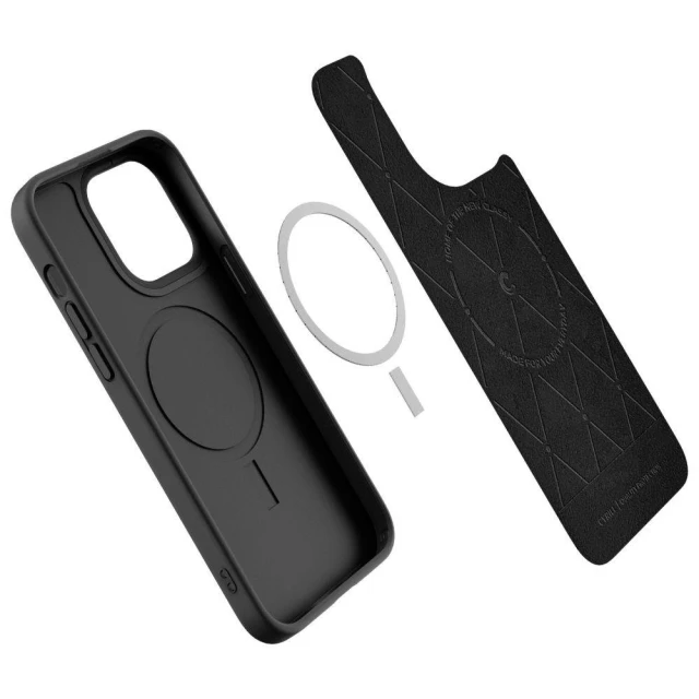 Чохол Spigen CYRILL Kajuk для iPhone 14 Pro Max Black with MagSafe (ACS04879)