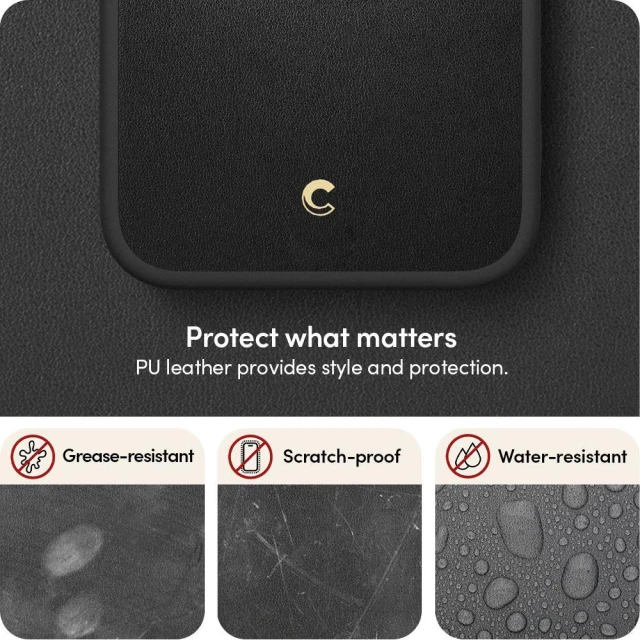 Чохол Spigen CYRILL Kajuk для iPhone 14 Pro Max Black with MagSafe (ACS04879)