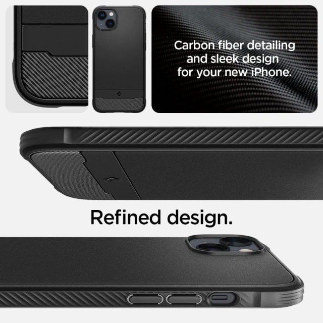 Чохол Spigen для iPhone 14 Plus Rugged Armor MagSafe Matte Black (ACS04890)