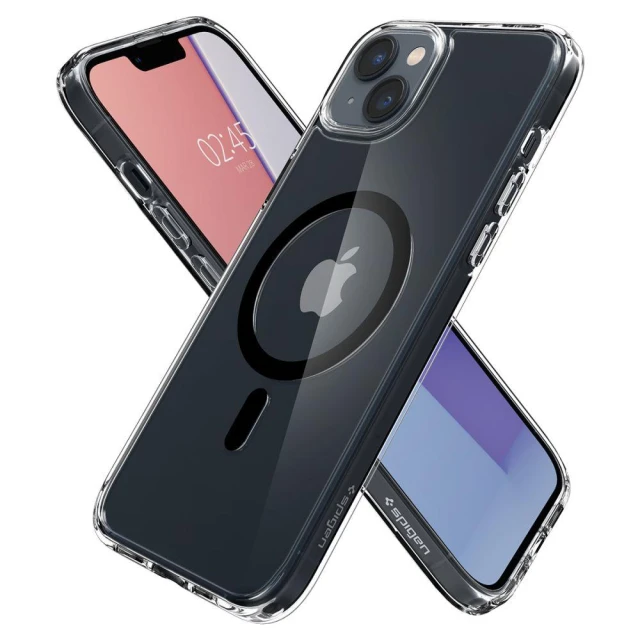 Чохол Spigen Ultra Hybrid для iPhone 14 Plus Black with MagSafe (ACS04903)