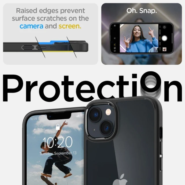 Чехол Spigen Ultra Hybrid для iPhone 14 | 13 Matte Black (ACS05041)