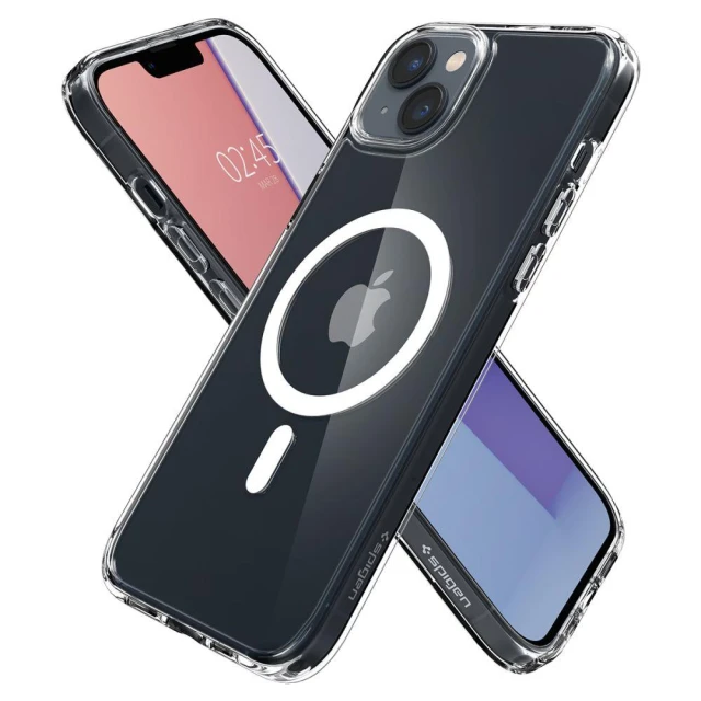 Чохол Spigen Ultra Hybrid для iPhone 14 | 13 White with MagSafe (ACS05048)