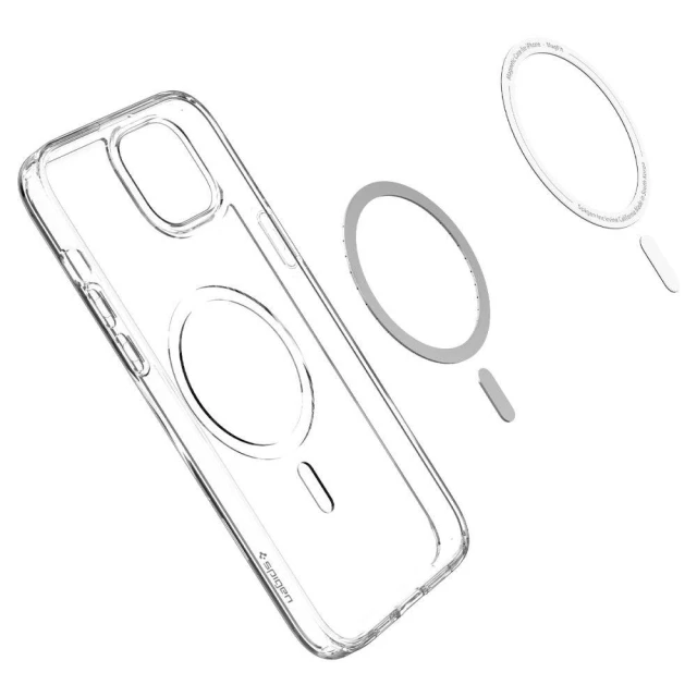 Чохол Spigen Ultra Hybrid для iPhone 14 | 13 White with MagSafe (ACS05048)