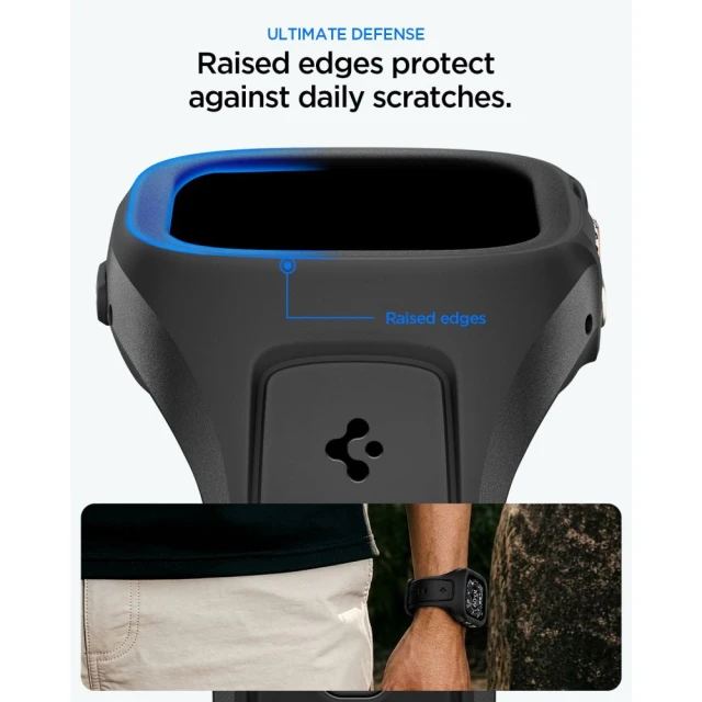 Чохол Spigen Liquid Air Pro для Apple Watch Ultra 3/2/1 49 mm Black (ACS05463)
