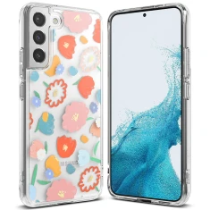 Чехол Ringke Fusion Design Floral для Samsung Galaxy S22 Plus Transparent (F593R31)