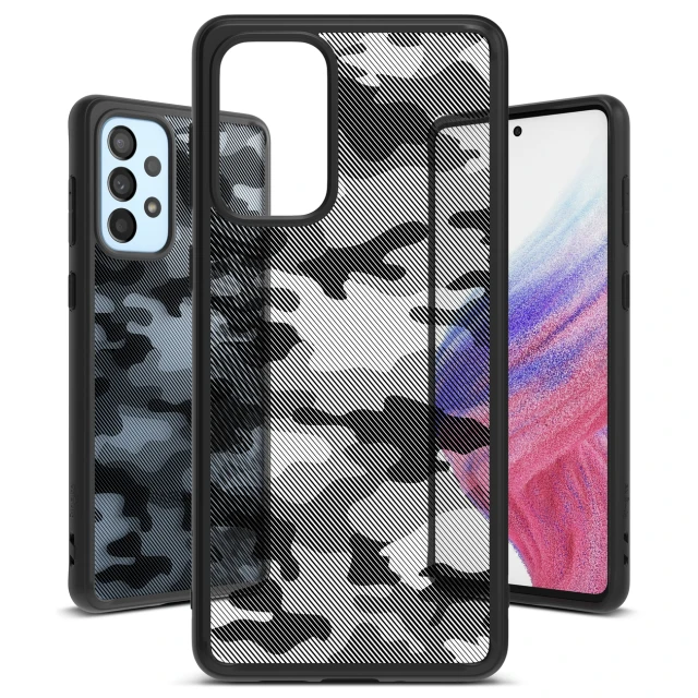Чохол Ringke Fusion Matte Camo для Samsung Galaxy A73 Black (8809848205378)