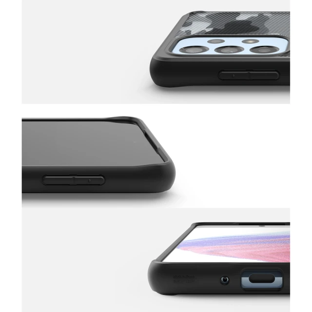 Чохол Ringke Fusion Matte Camo для Samsung Galaxy A73 Black (8809848205378)