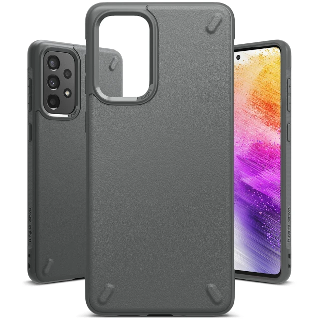 Чохол Ringke Onyx для Samsung Galaxy A73 Grey (8809848207242)