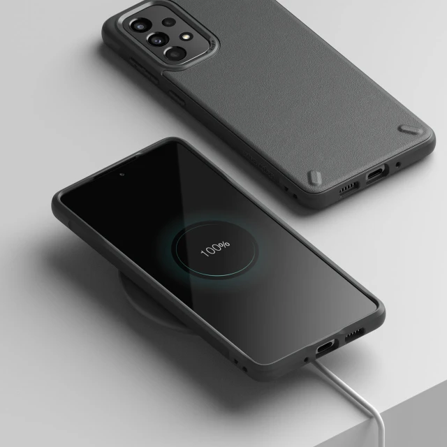 Чохол Ringke Onyx для Samsung Galaxy A73 Grey (8809848207242)
