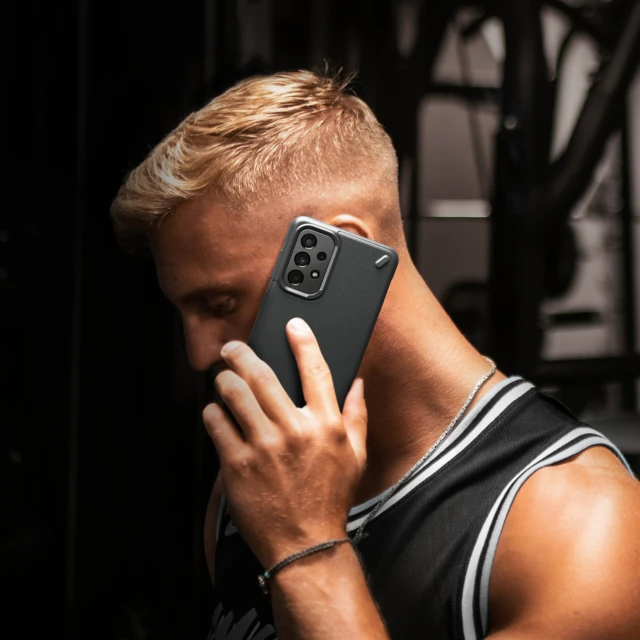 Чохол Ringke Onyx для Samsung Galaxy A73 Grey (8809848207242)