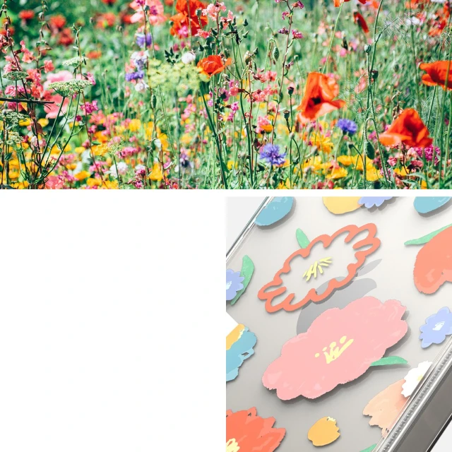 Чохол Ringke Fusion для iPhone 14 Plus Transparent Floral (FD637E31)
