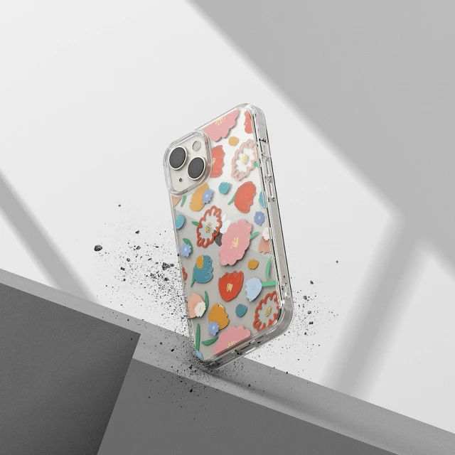 Чохол Ringke Fusion для iPhone 14 Plus Transparent Floral (FD637E31)
