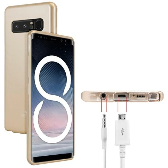 Чохол Mercury Jelly Case для iPhone 14 Pro Gold (8809887822987)