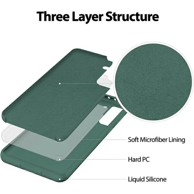 Чехол Mercury Silicone для iPhone 15 Plus Green (8809887904775)