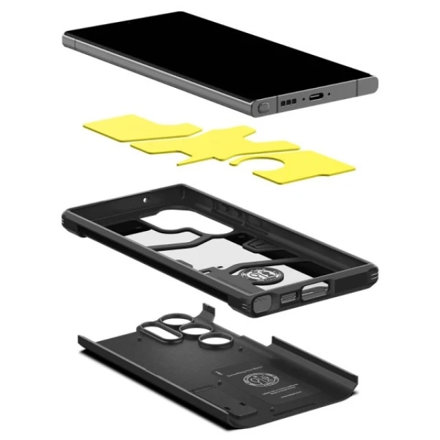 Чохол Spigen Tough Armor для Samsung Galaxy S23 Ultra Black (ACS05623)