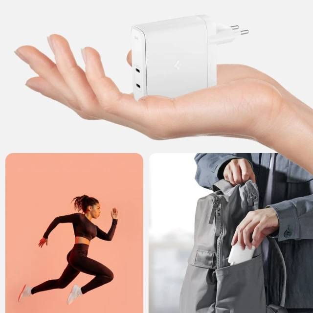 Мережевий зарядний пристрій Spigen Arcstation Pro GaN-1402 140W White (ACH06033)