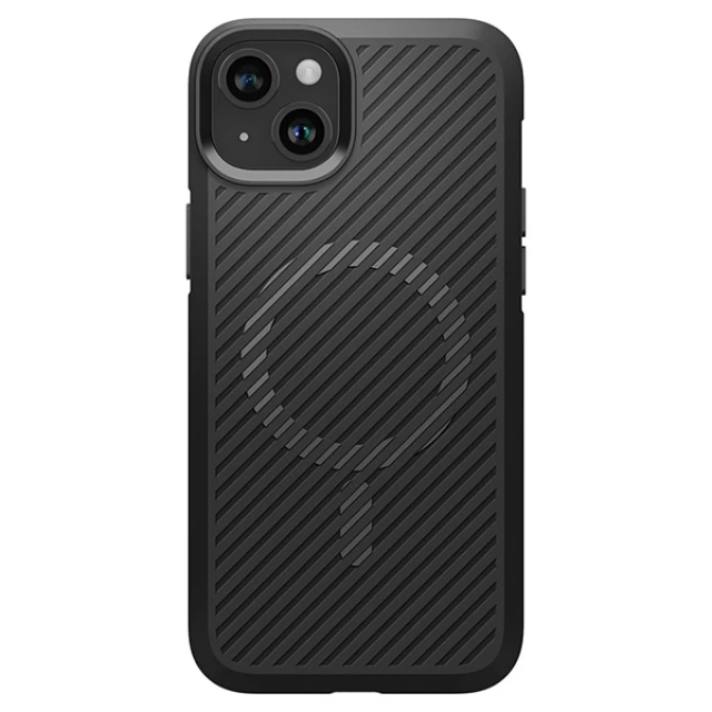 Чохол Spigen Core Armor для iPhone 15 Plus Matte Black with MagSafe (ACS06455)