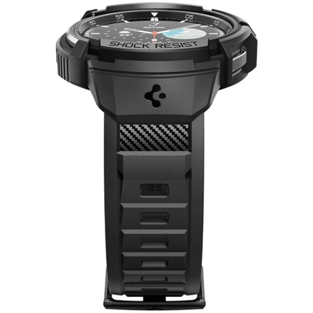 Чохол Spigen Rugged Armor Pro для Samsung Galaxy Watch 6 Classic 47 mm Matte Black (ACS06488)