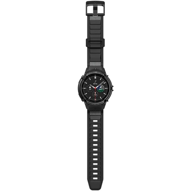 Чохол Spigen Rugged Armor Pro для Samsung Galaxy Watch 6 Classic 47 mm Matte Black (ACS06488)