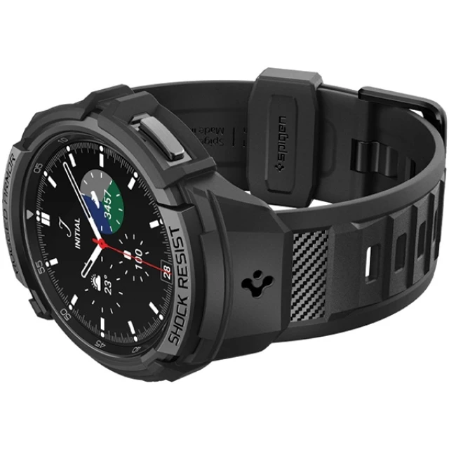 Чохол Spigen Rugged Armor Pro для Samsung Galaxy Watch 6 Classic 47 mm Matte Black (ACS06488)
