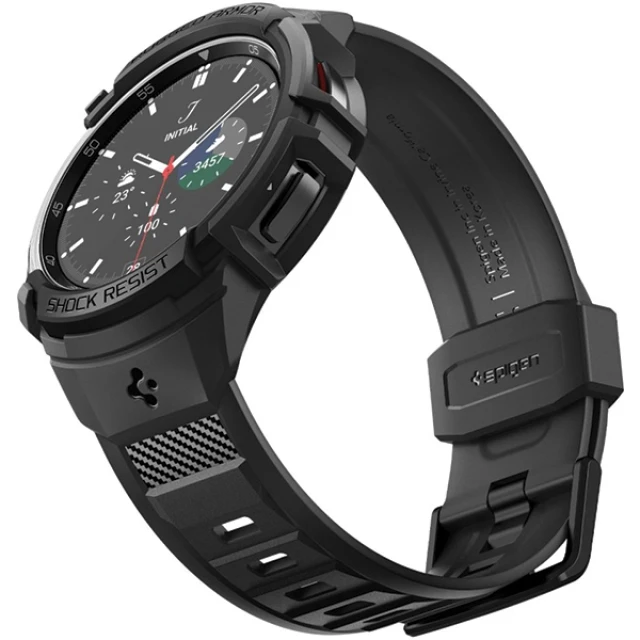 Чохол Spigen Rugged Armor Pro для Samsung Galaxy Watch 6 Classic 47 mm Matte Black (ACS06488)