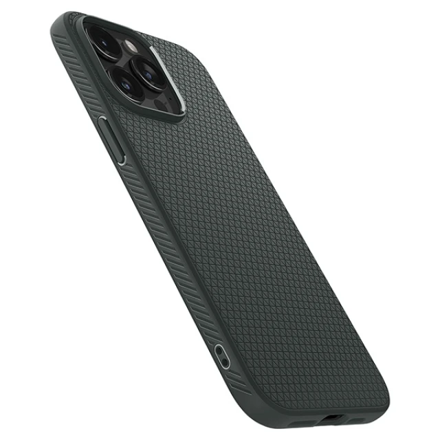 Чохол Spigen Liquid Air для iPhone 15 Pro Max Abyss Green (ACS06564)