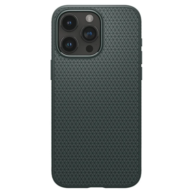 Чохол Spigen Liquid Air для iPhone 15 Pro Max Abyss Green (ACS06564)