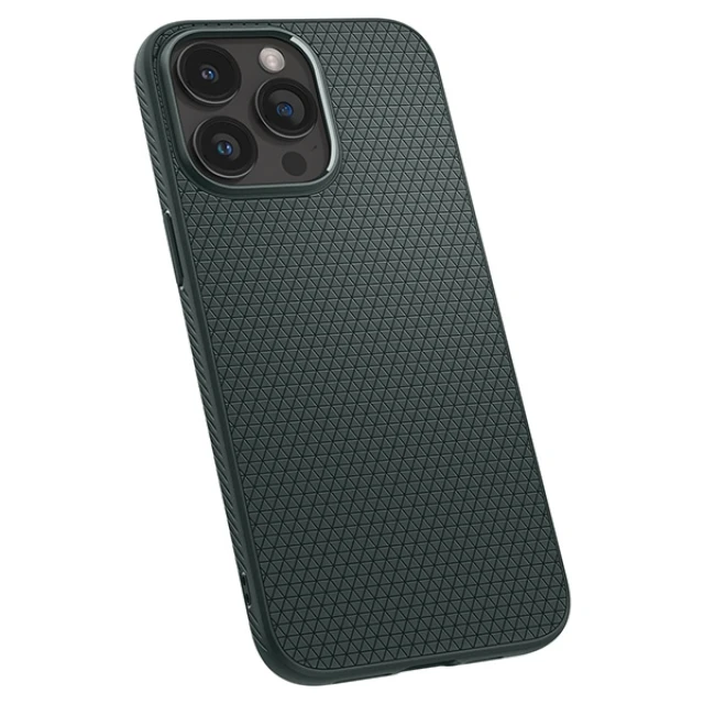 Чохол Spigen Liquid Air для iPhone 15 Pro Max Abyss Green (ACS06564)