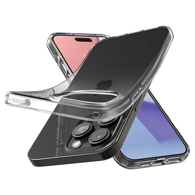 Чохол Spigen Liquid Crystal для iPhone 15 Pro Crystal Clear (ACS06699)