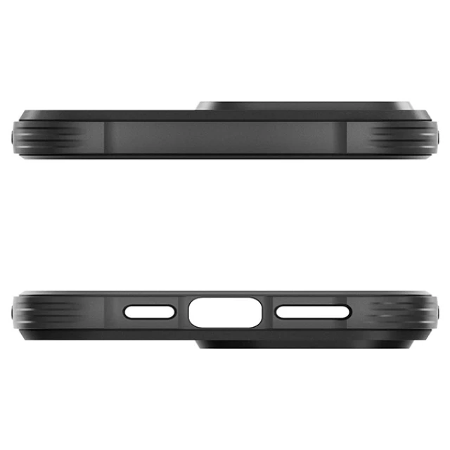Чохол Spigen Rugged Armor для iPhone 15 Pro Matte Black with MagSafe (ACS06703)