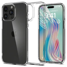 Чехол Spigen Ultra Hybrid для iPhone 15 Pro Crystal Clear (ACS06707)